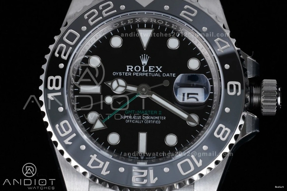GRNR 126710 1:1 Bracelet Edition II Oyster SH3285 New GMT-Master V2 Gray Ceramic 904L Bruce Black Best on ARF Wayne 0304